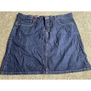 Vintage GAP Women’s Denim Jeans Skirt 100% Cotton Size 31 Mini W/ Pockets
